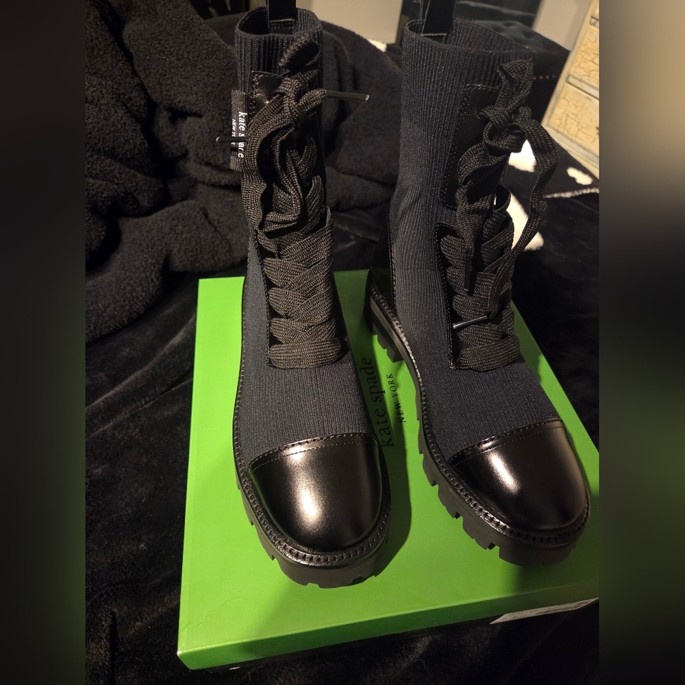 Kate Spade ♤ Winton Lug Boots Sz. 8
